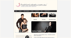 Desktop Screenshot of fashionlabels.com.au